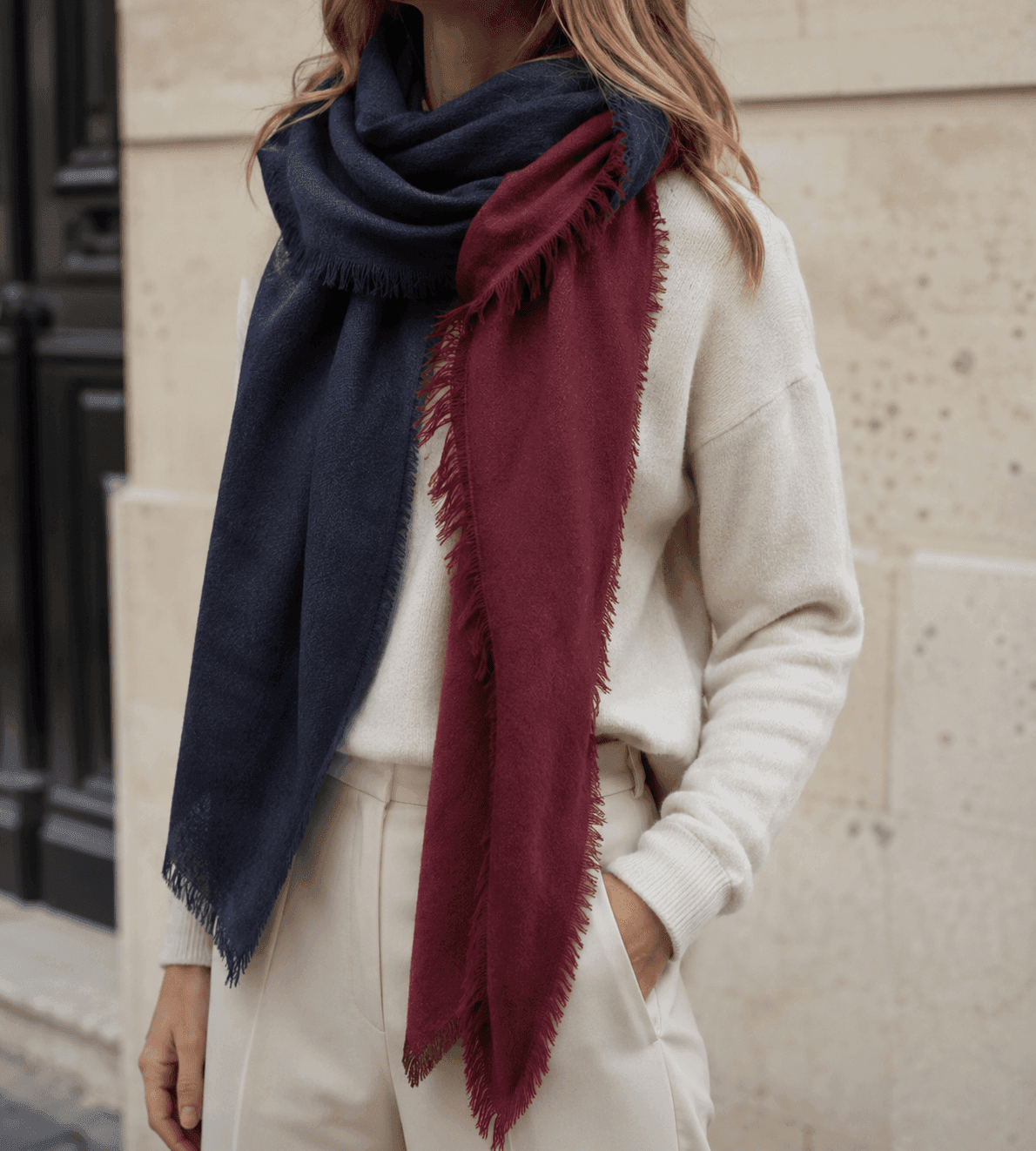 Ultrafine Twill Weave Stole 