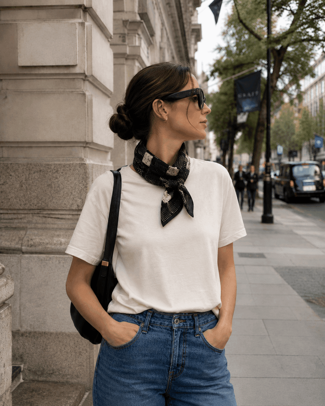 Artisan Grid Silk Scarf