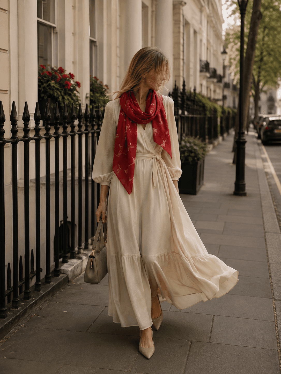 Bird Song Silk Scarf