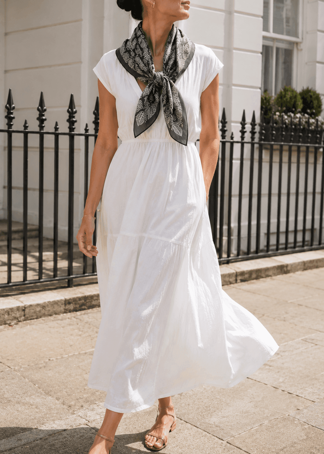 Fallen Leaves Silk Scarf