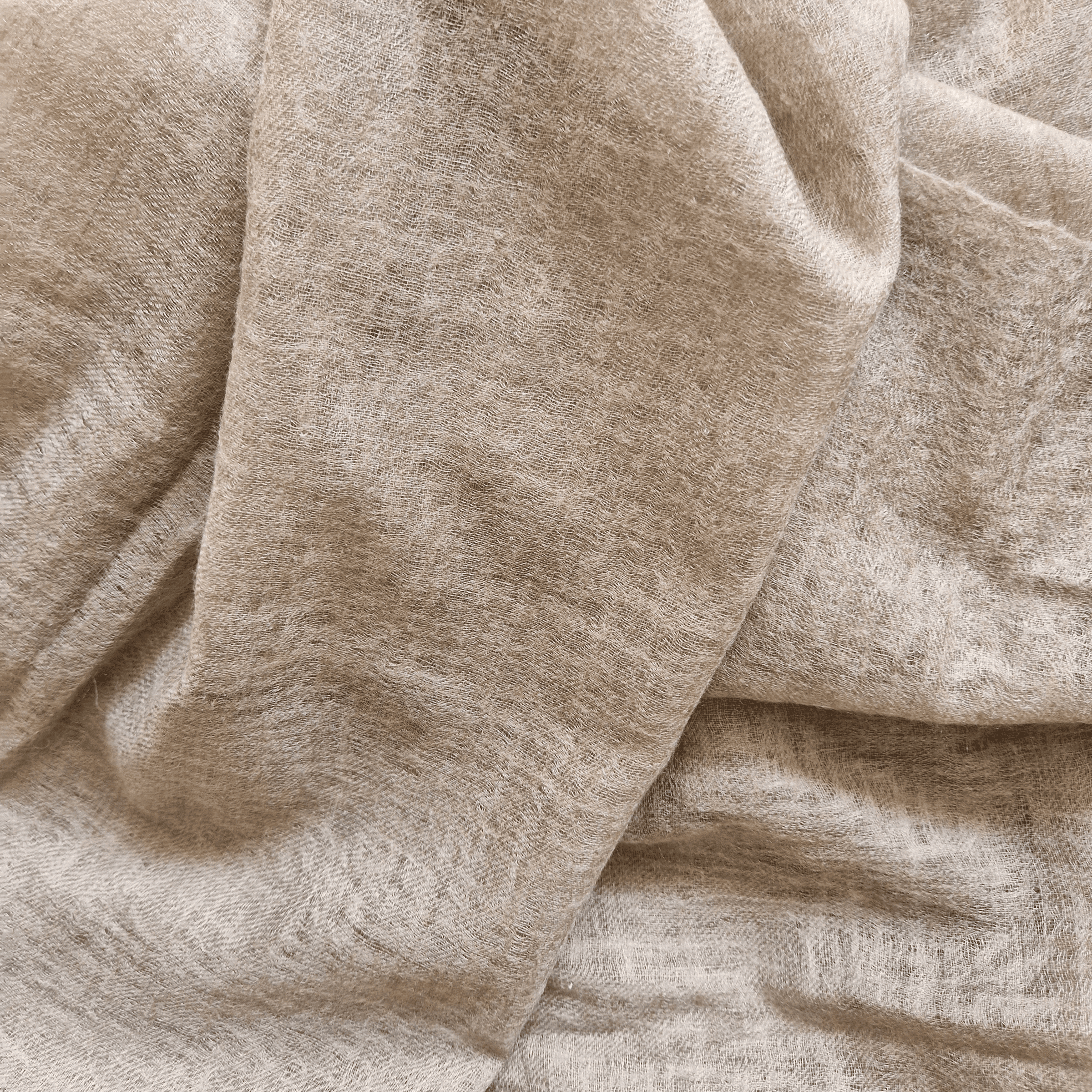 Coffee Mélange Luxe Cashmere Stole