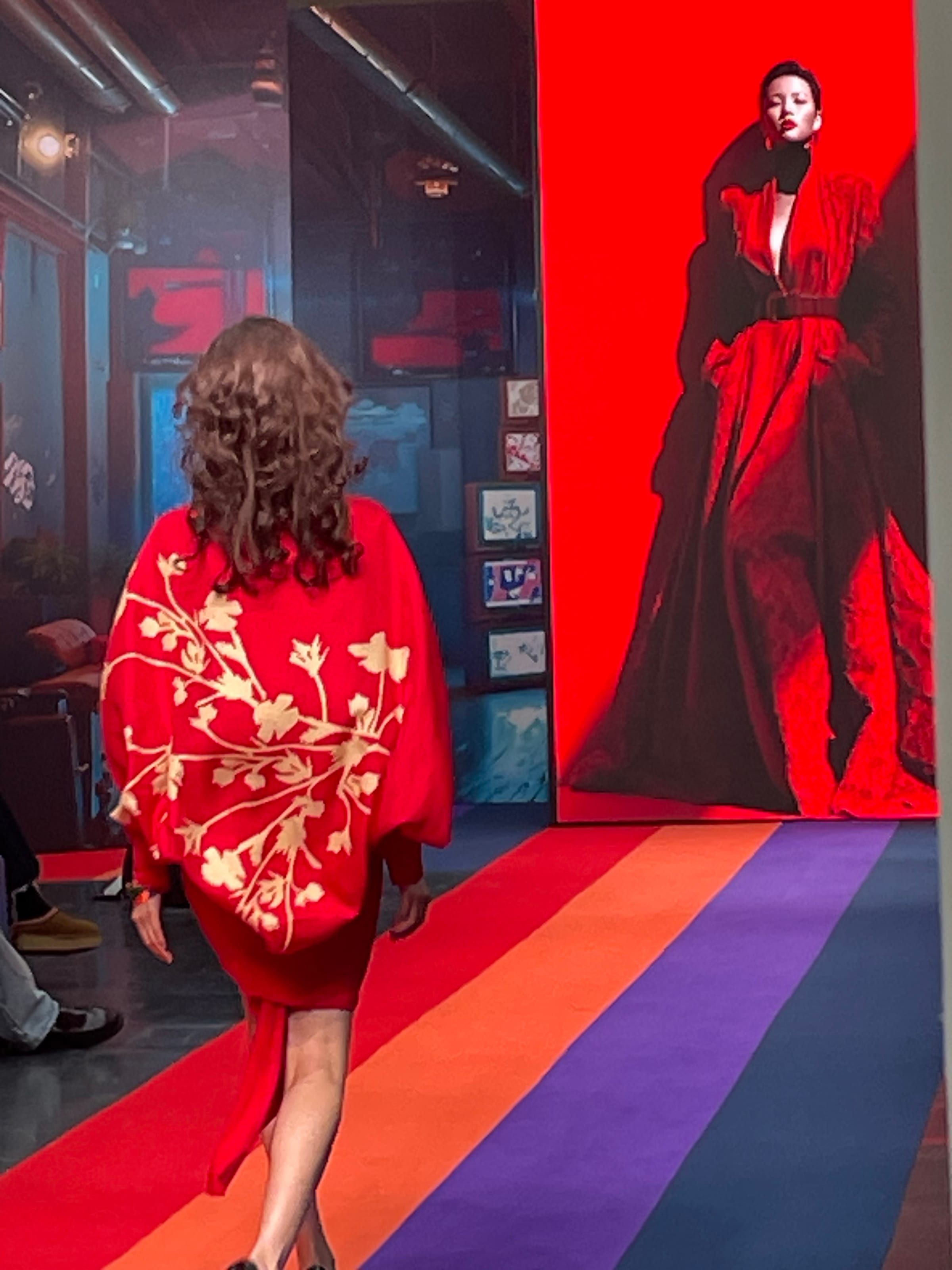 Soft Bloom on the Runway