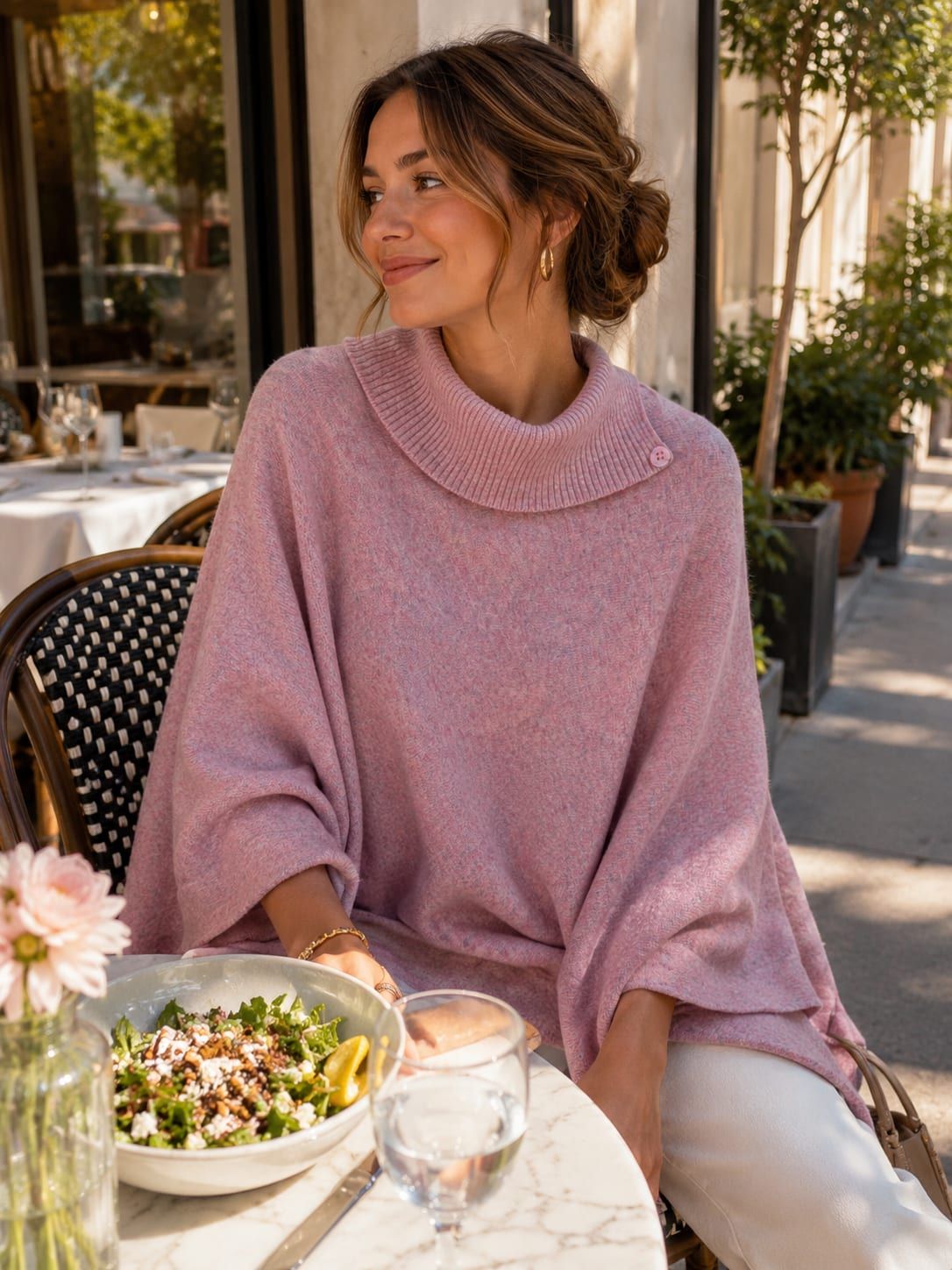 Poncho High Neck
