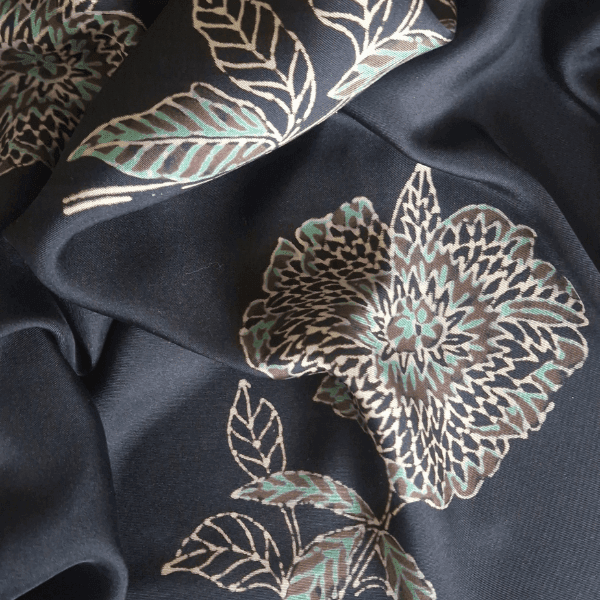 Eclipse Flower Silk Scarf — thumbnail 1