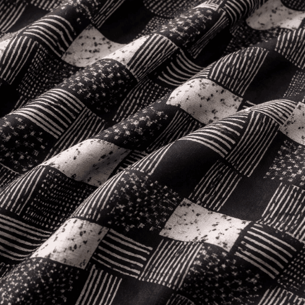 Artisan Grid Silk Scarf