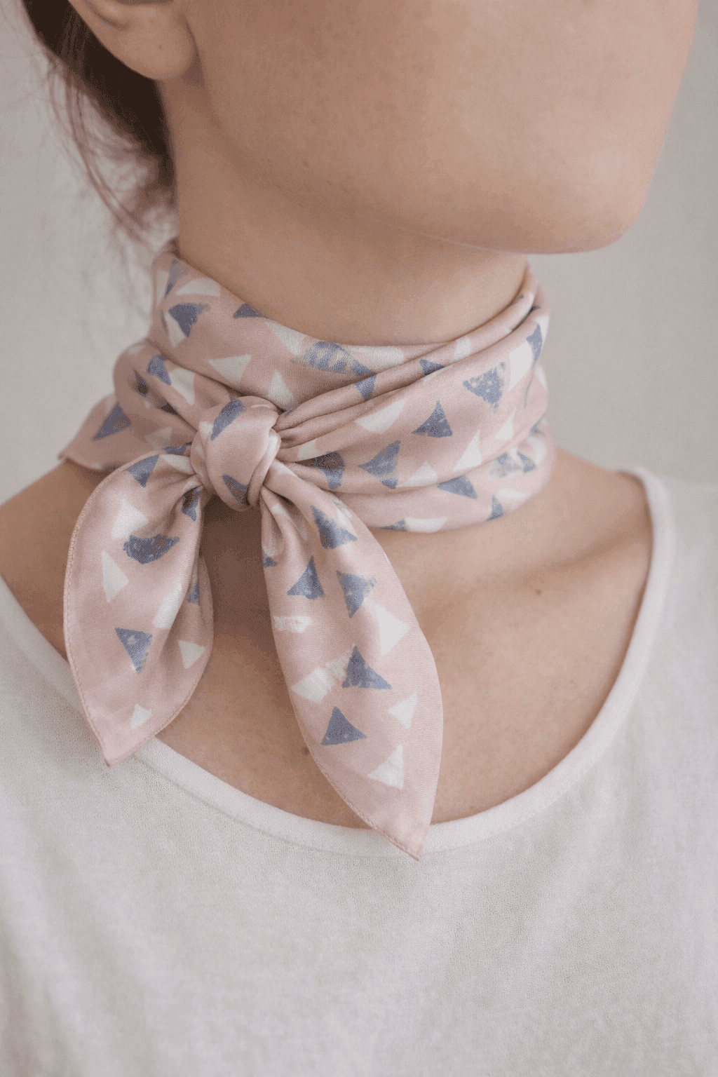 Horizon Tiles Silk Scarf