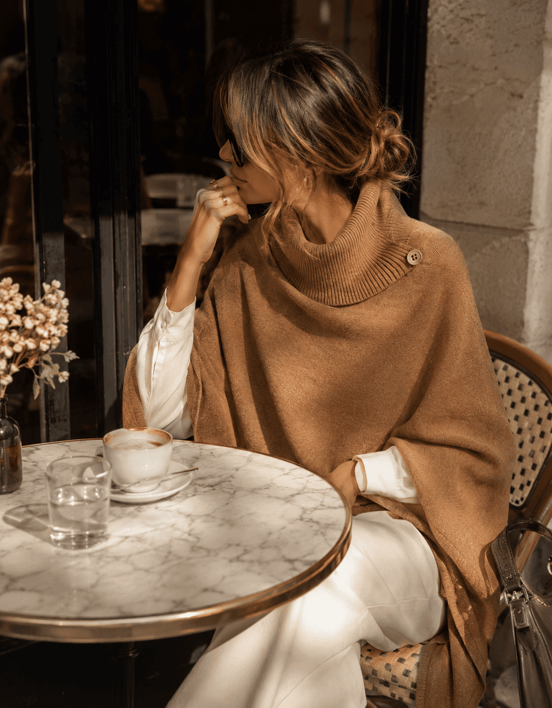 Poncho High Neck