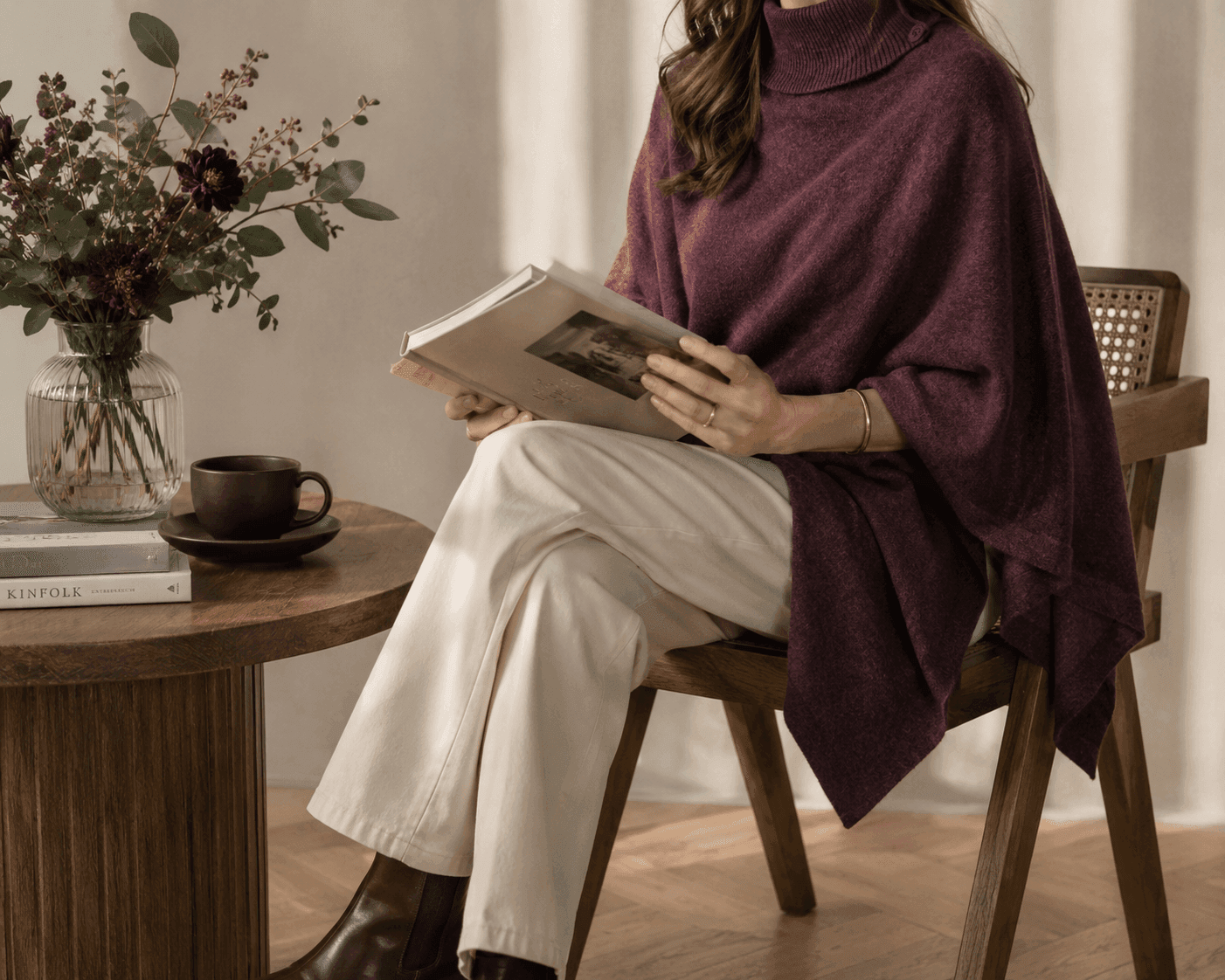 Poncho High Neck